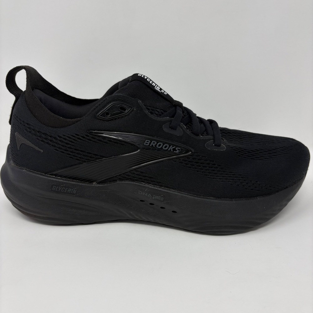 Brooks Glycerin 22 Womens Size 10 Wide Black Running Shoes (1204341D020)